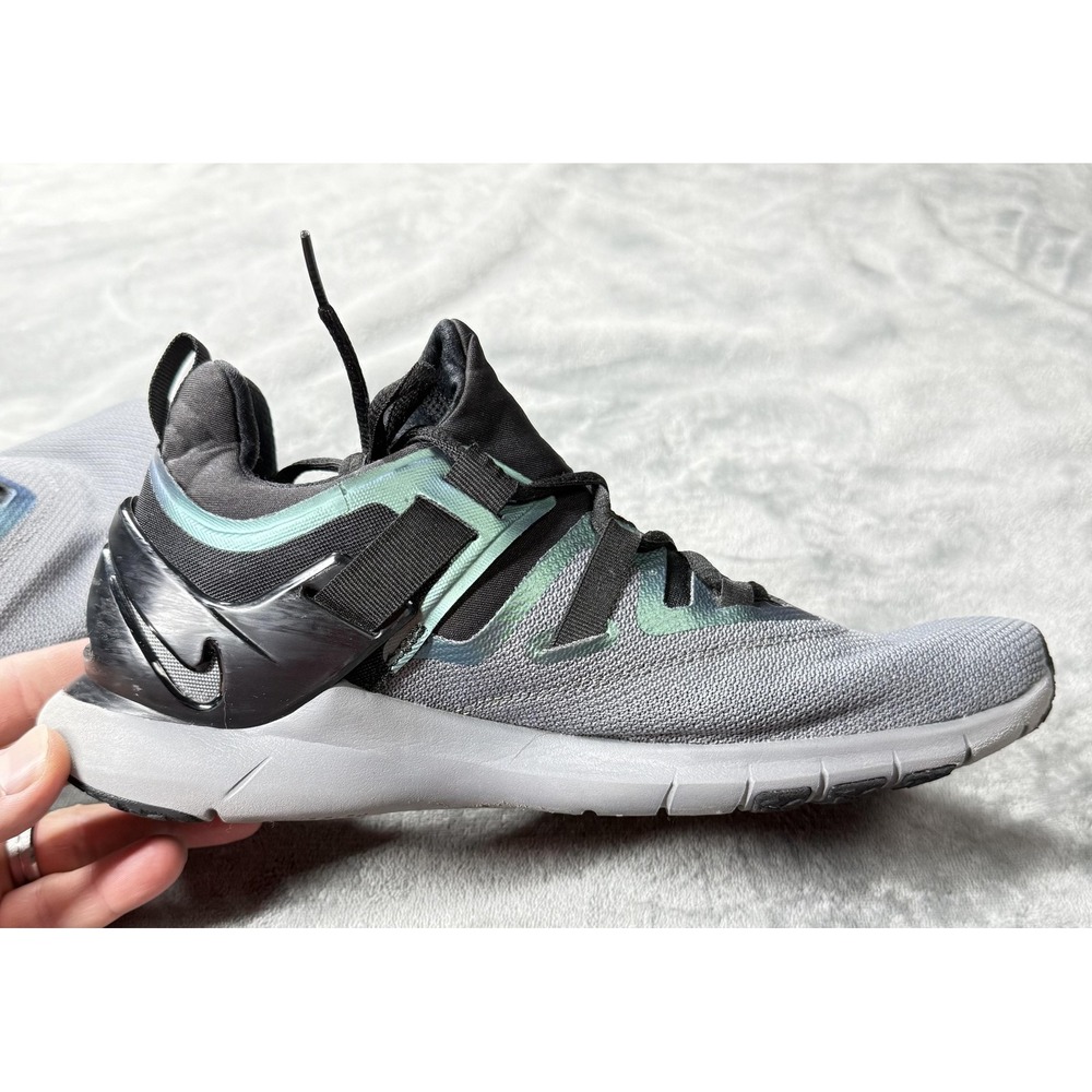 Nike‎ Free Metcon 2 Training Shoes Mens Size 8 Gray Teal Black BQ3063-002 - Picture 5 of 14